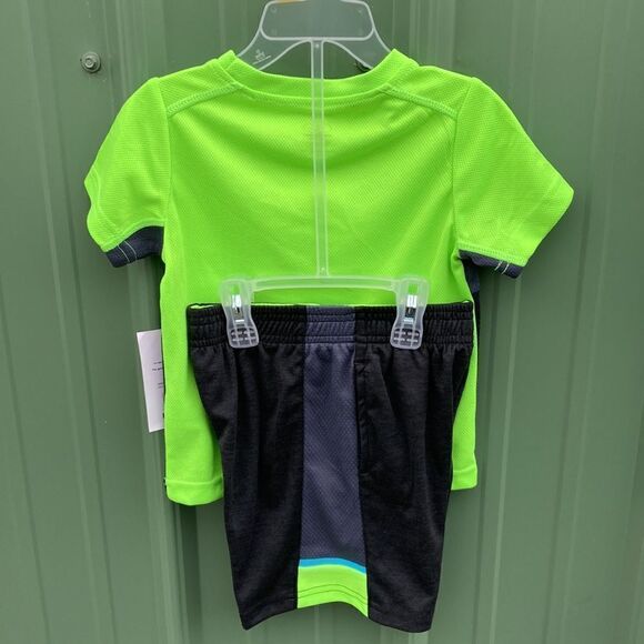 Toddler Boys Active Lightweight Breathable T-Shirt & Shorts 2, 2-pc Sets Size 3T - Picture 4 of 7